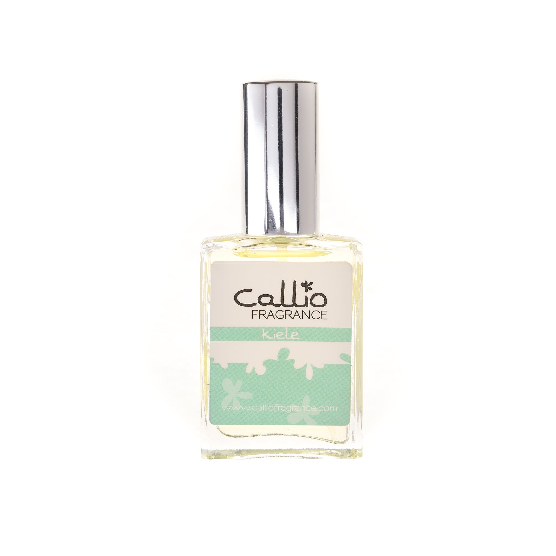 Kiele Perfume -Callio Fragrance one ounce glass bottle with silver cap